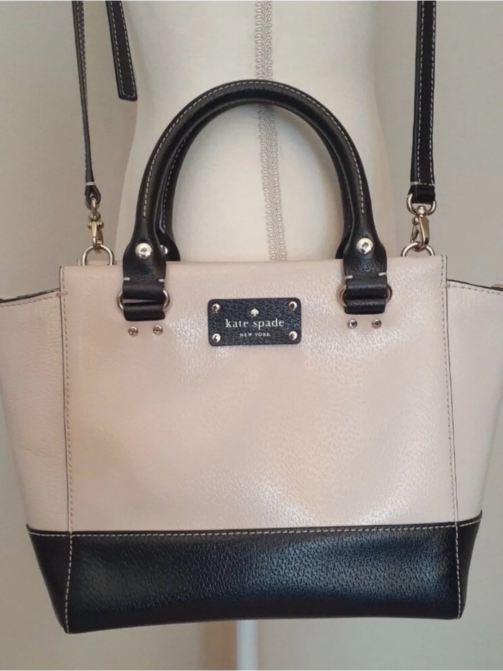 Kate Spade Convertible Pebbled Leather Satchel